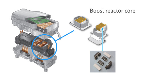 Cores for boost reactors